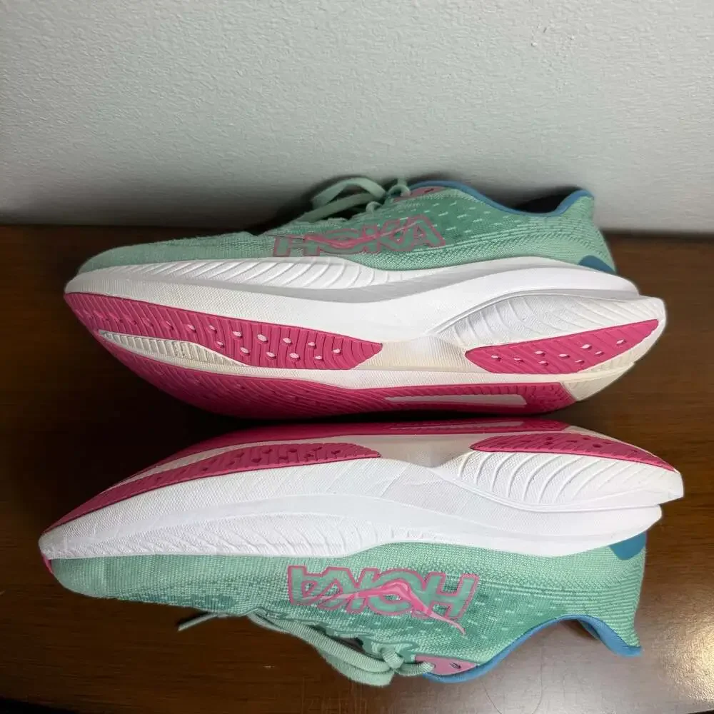 Hoka Mach 6 Jadeite/Alpine Blue Women's Running Shoes US Size 8.5B